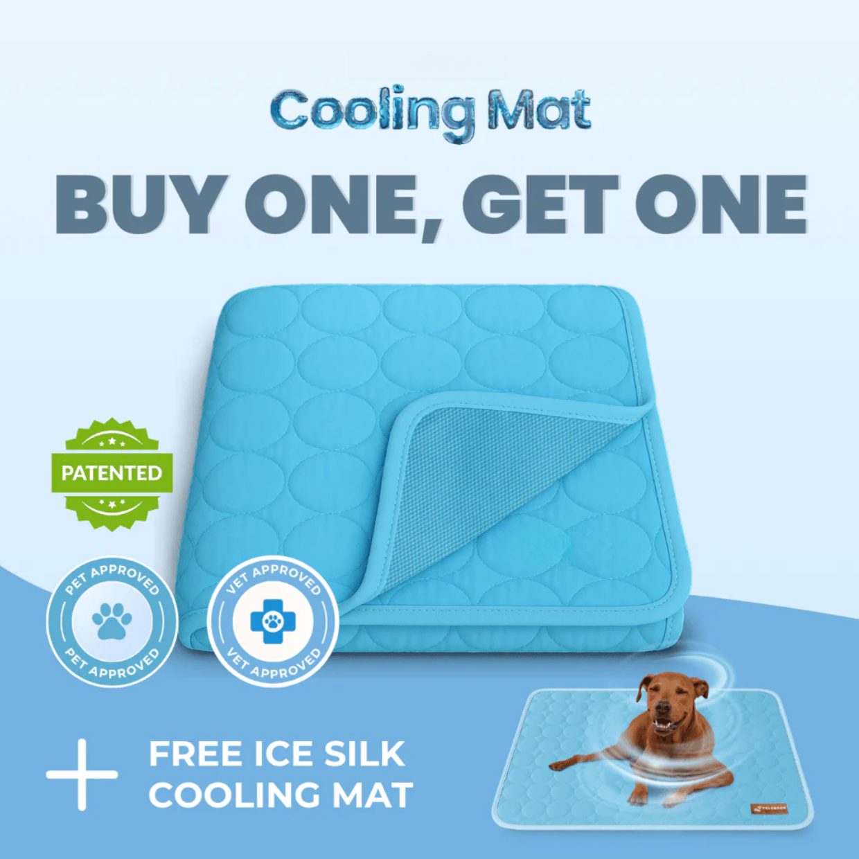 Pet Cooling Mat (1+1)