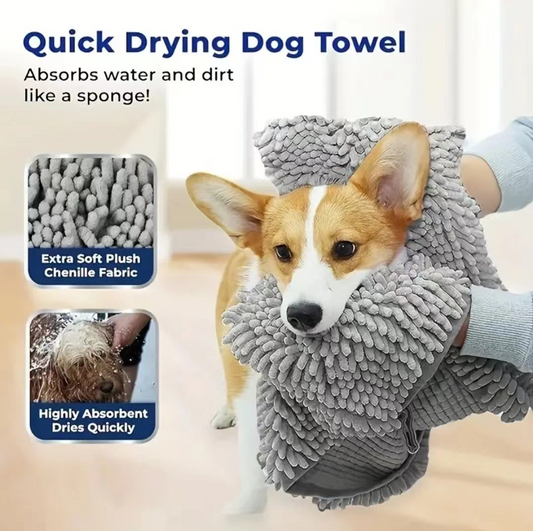 Quick Dry Towel for Dogs | Ultra Absorbent Microfiber