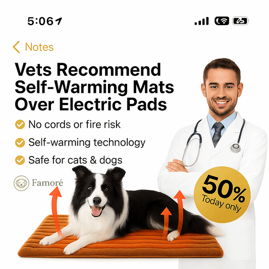 Self Heating Pet Mat for Dogs & Cats|Buy 1 Get 1 Free