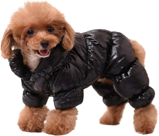 Waterproof Puppy Puffer Jacket Snow Coats