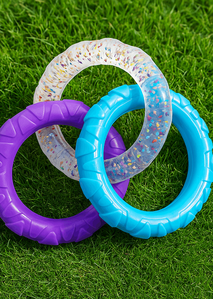 3-Ring Tug Dog Toy | Safe & Durable