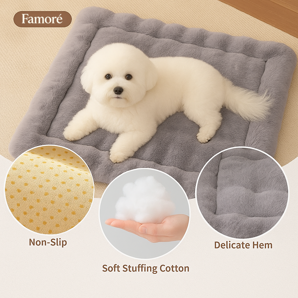 Wave Pattern Ultra Soft Dog & Cat Mat