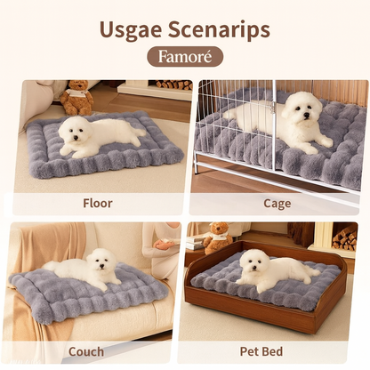 Wave Pattern Ultra Soft Dog & Cat Mat