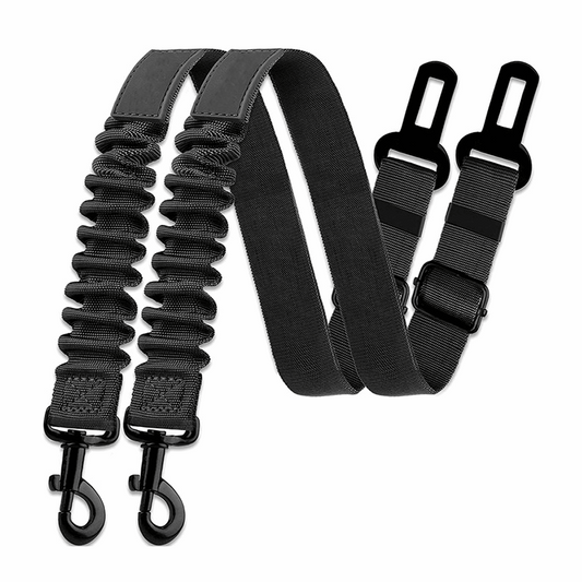 Dog Seat Belt (2 Pack)Heavy Duty & Elastic