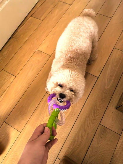 3-Ring Tug Dog Toy | Safe & Durable