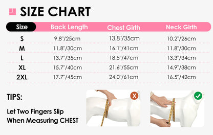 Waterproof Puppy Puffer Jacket Snow Coats