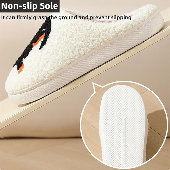 Cozy Plush Warm Dog Slippers For Women