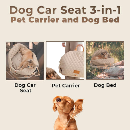Trasportino multifunzionale per animali domestici e seggiolino auto 