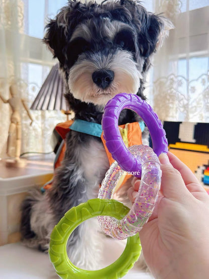 3-Ring Tug Dog Toy | Safe & Durable
