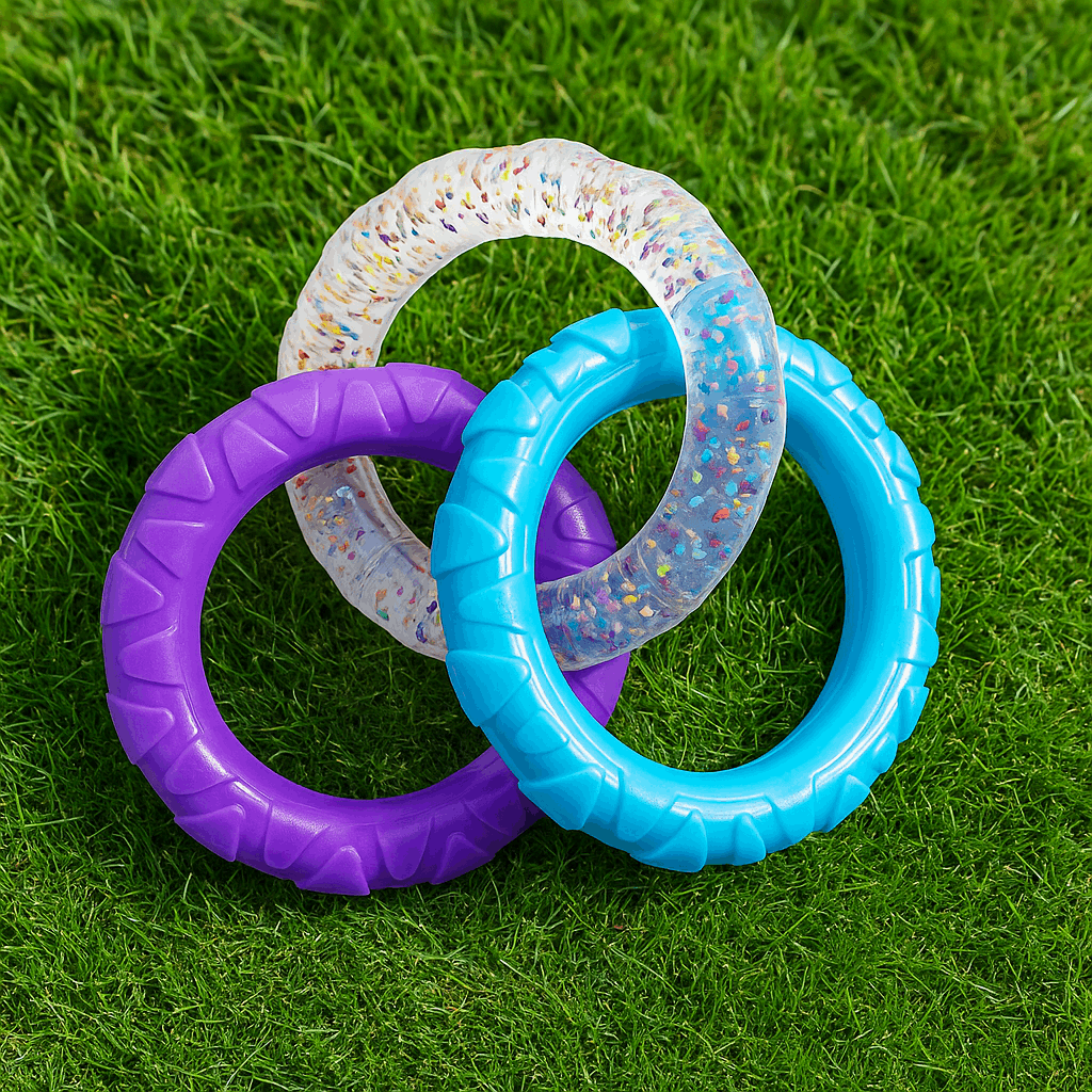 3-Ring Tug Dog Toy | Safe & Durable