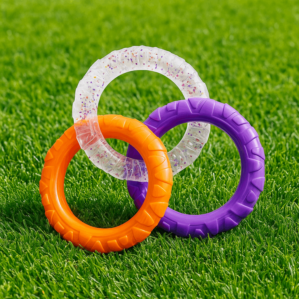 3-Ring Tug Dog Toy | Safe & Durable