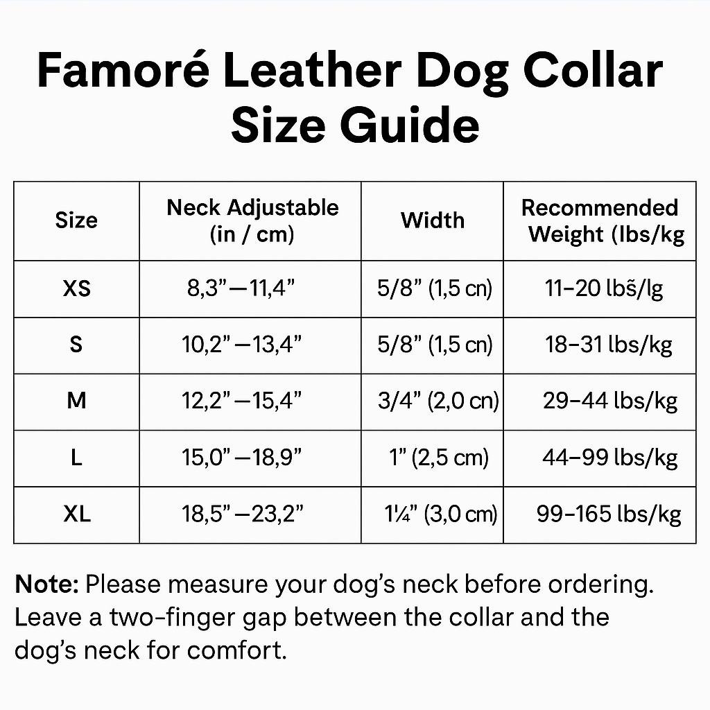 Personalized Leather Dog Collar