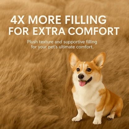 Luxury Fluffy Dog Bed