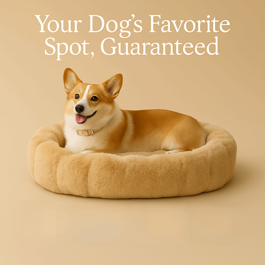 Luxury Fluffy Dog Bed
