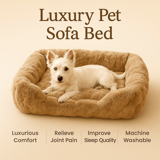 Luxury Fluffy Dog Bed