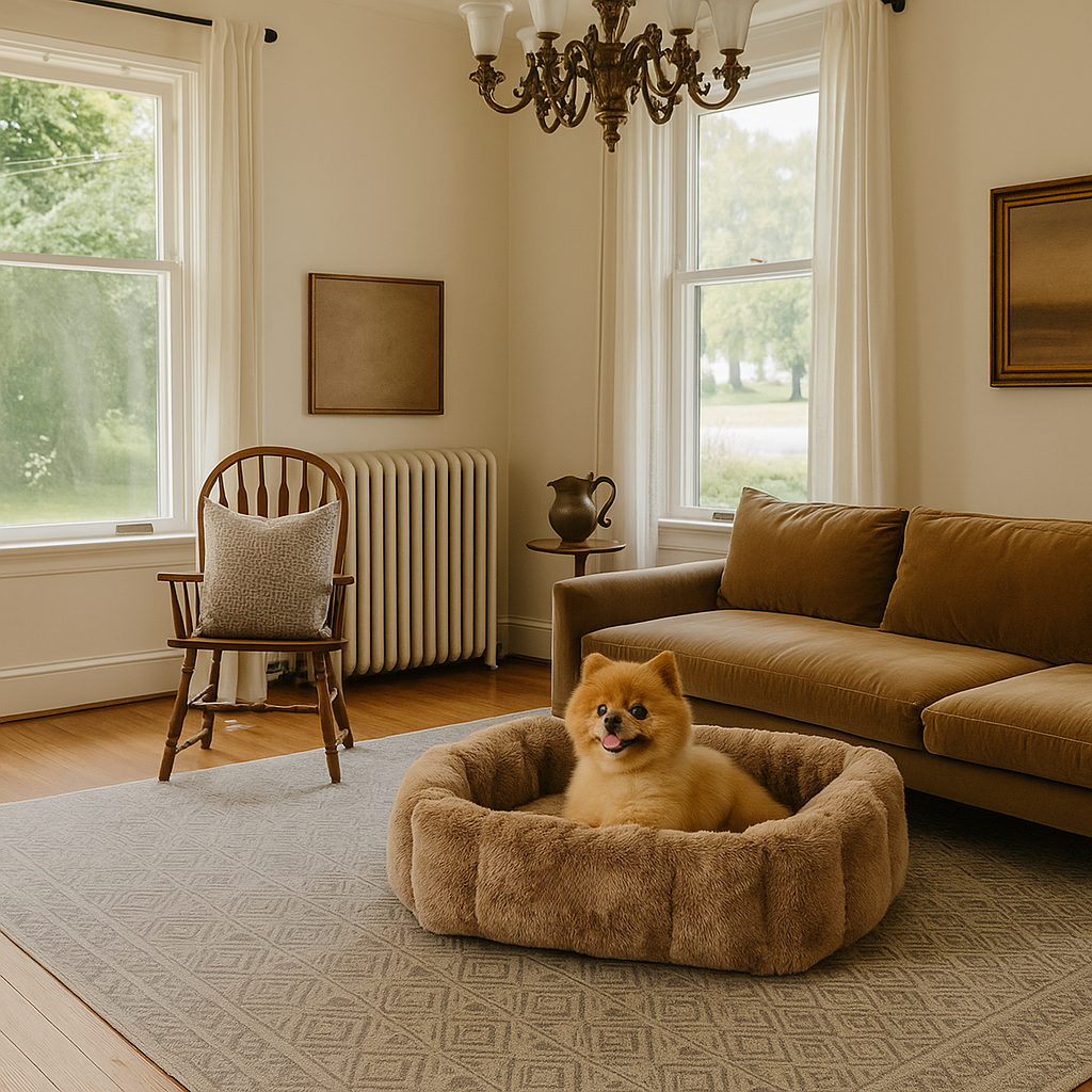 Luxury Fluffy Dog Bed
