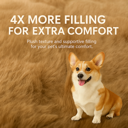 Luxury Fluffy Dog Bed
