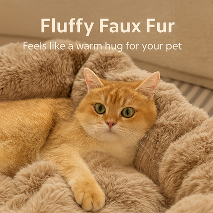 Luxury Fluffy Dog Bed