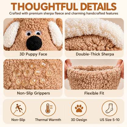 Cozy Thick Coral Fleece Non-Slip Slipper Socks