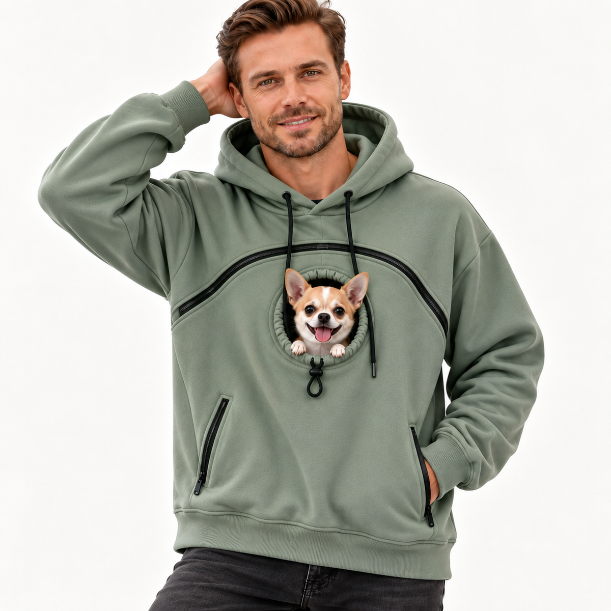 Famoré™ Pet Pouch Hoodie Dog Cat Carrier