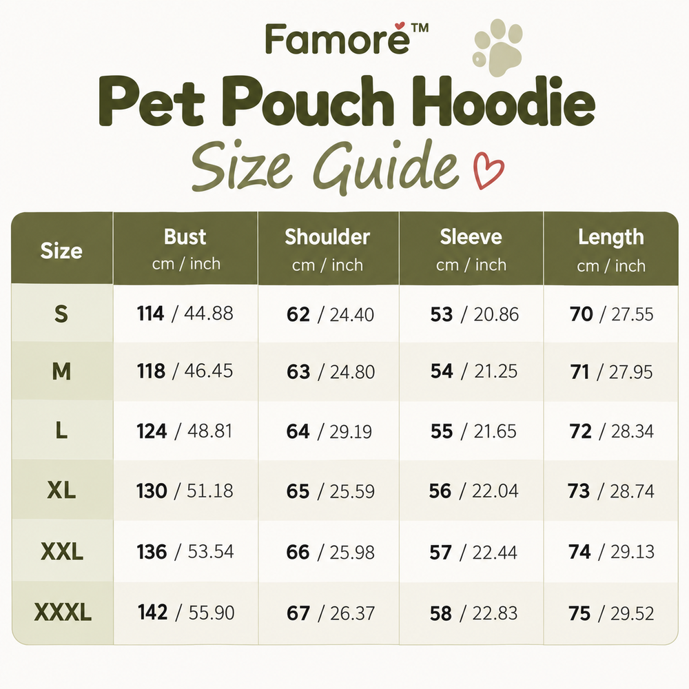 Size chart image
