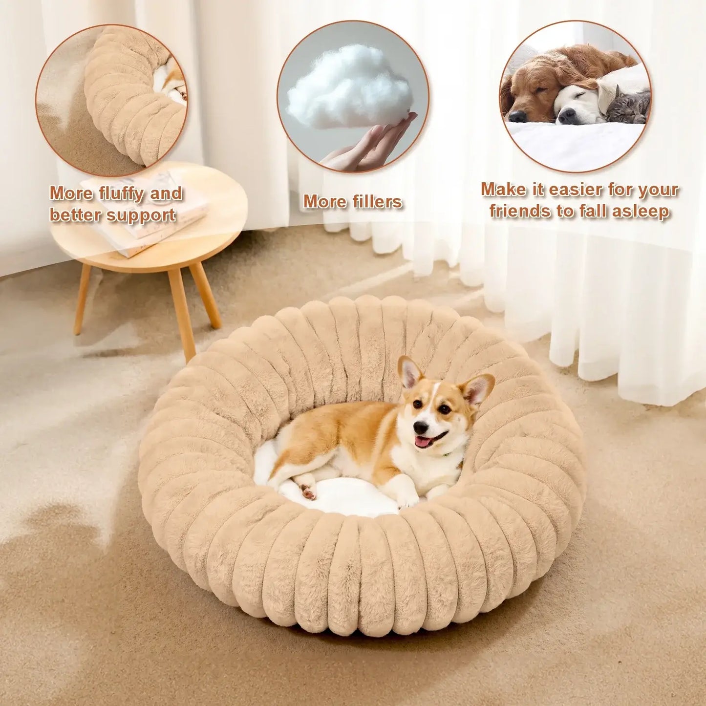 Donut Dog Bed
