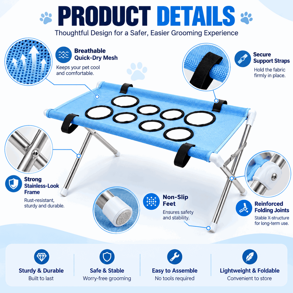 Famoré™ GroomEase Pet Grooming Hammock
