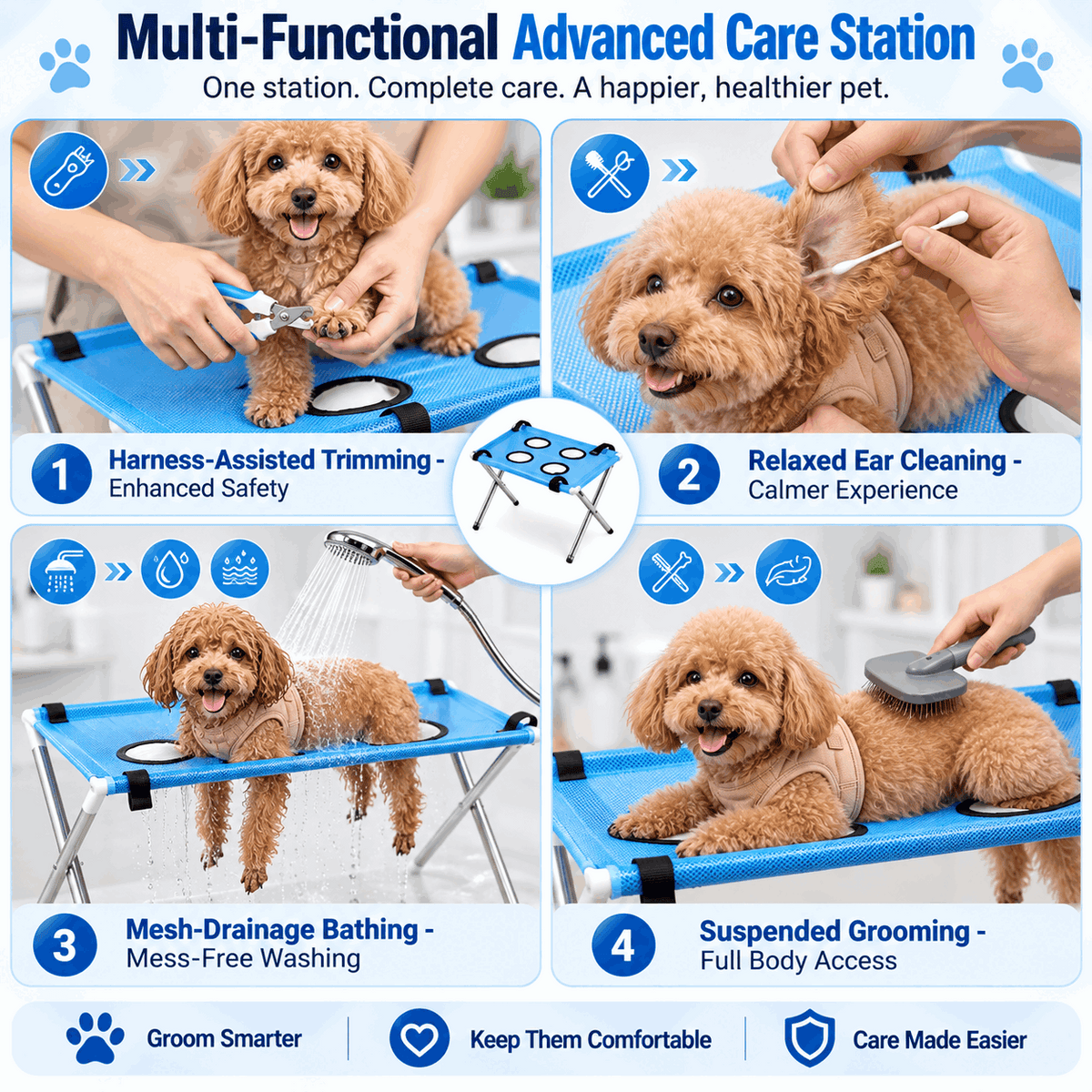 Famoré™ GroomEase Pet Grooming Hammock