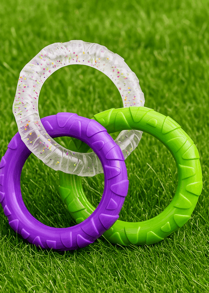 3-Ring Tug Dog Toy | Safe & Durable